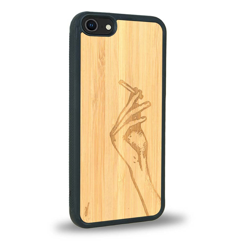 Coque iPhone 6 Plus / 6s Plus - La Garçonne - Coque en bois