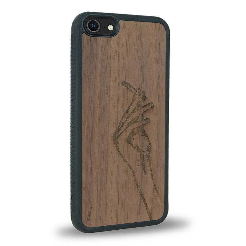 Coque iPhone 7 / 8 - La Garçonne - Coque en bois