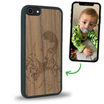 Coque iPhone 7 / 8 - La Personnalisable - Coque en bois