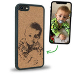 Coque iPhone 7 / 8 - La Personnalisable - Coque en bois