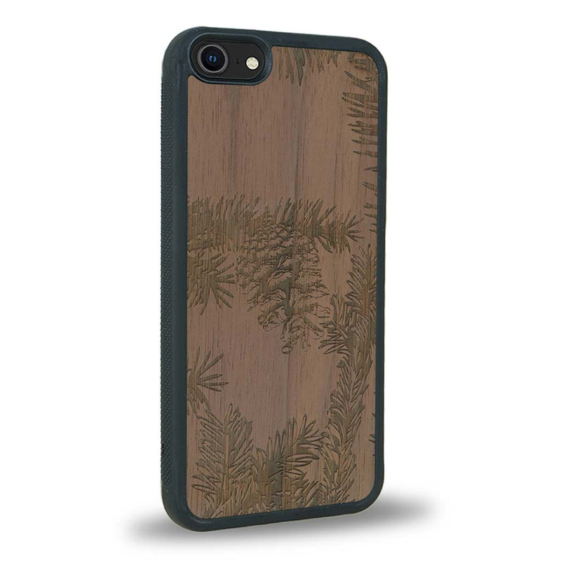 Coque iPhone 7 / 8 - La Pomme de Pin - Coque en bois