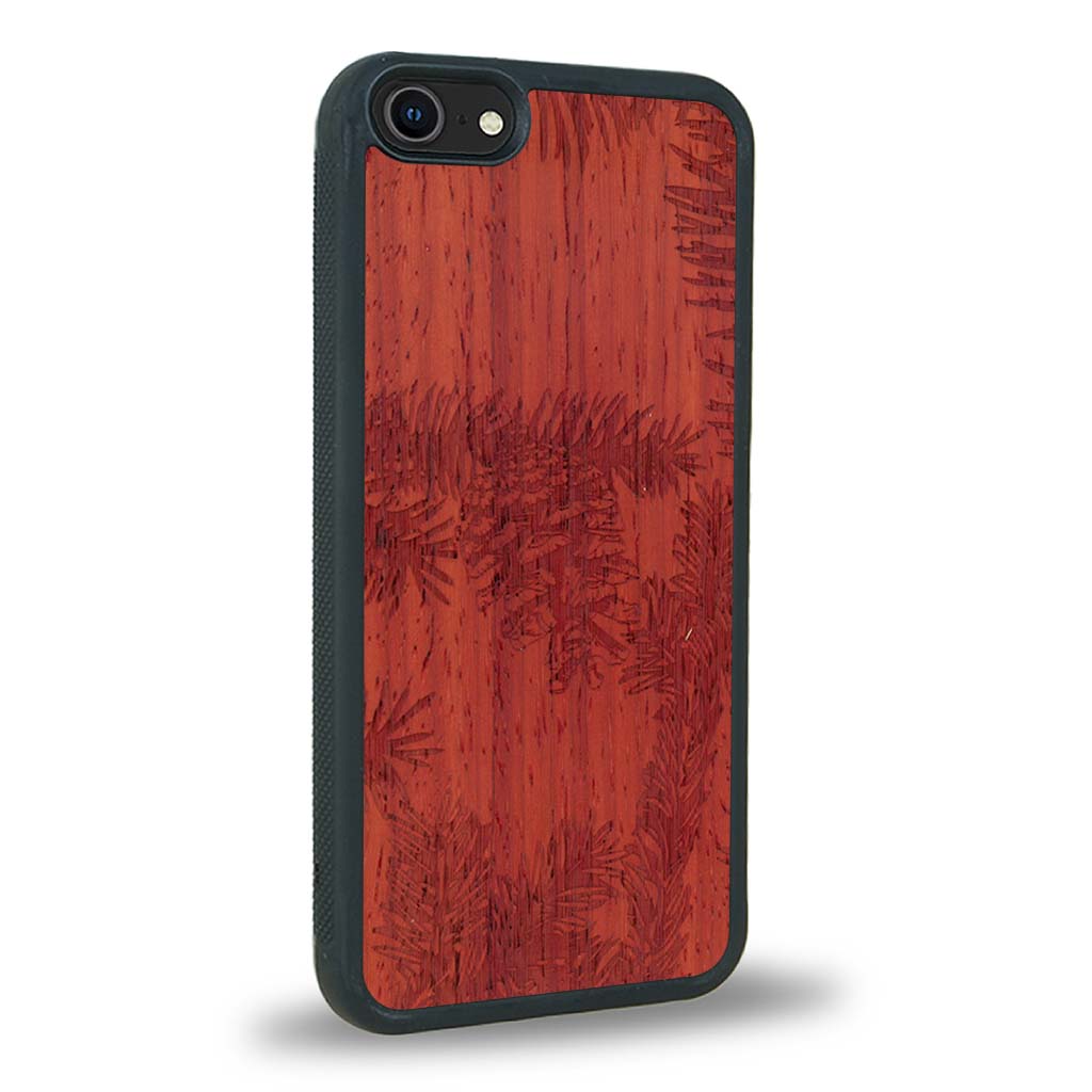 Coque iPhone 7 / 8 - La Pomme de Pin - Coque en bois