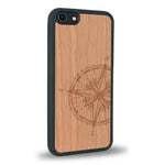 Coque iPhone 7 / 8 - La Rose des Vents - Coque en bois