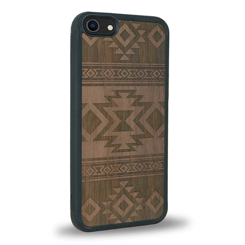 Coque iPhone 7 / 8 - L'Aztec - Coque en bois