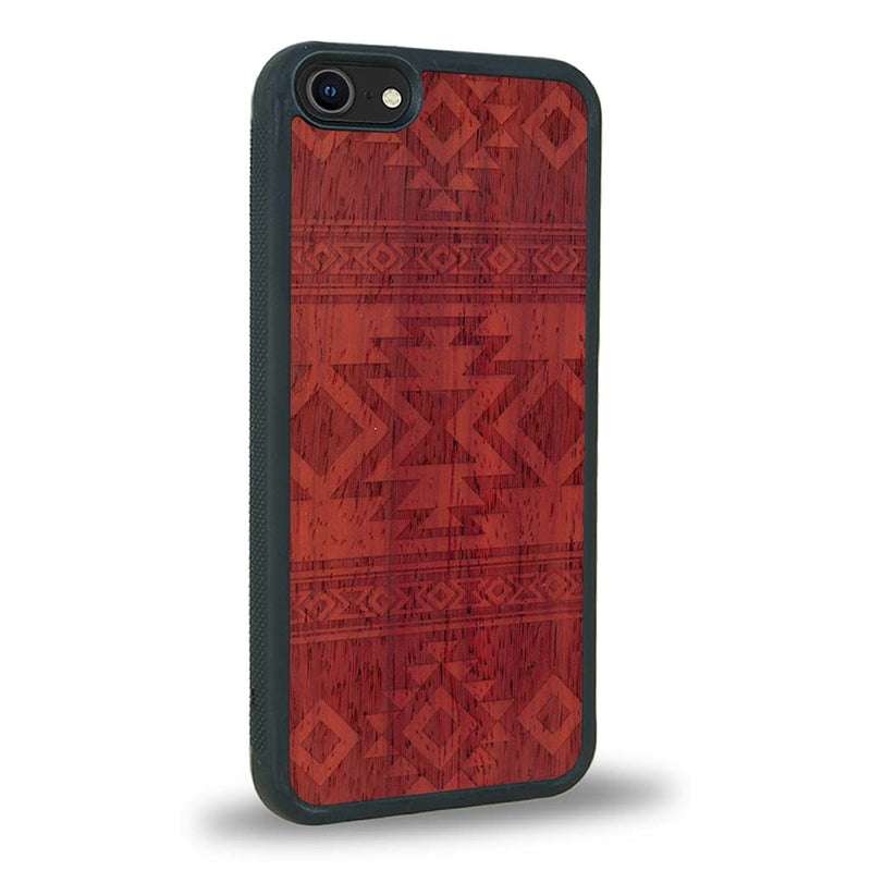 Coque iPhone 7 / 8 - L'Aztec - Coque en bois