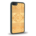 Coque iPhone 7 / 8 - L'Aztec - Coque en bois