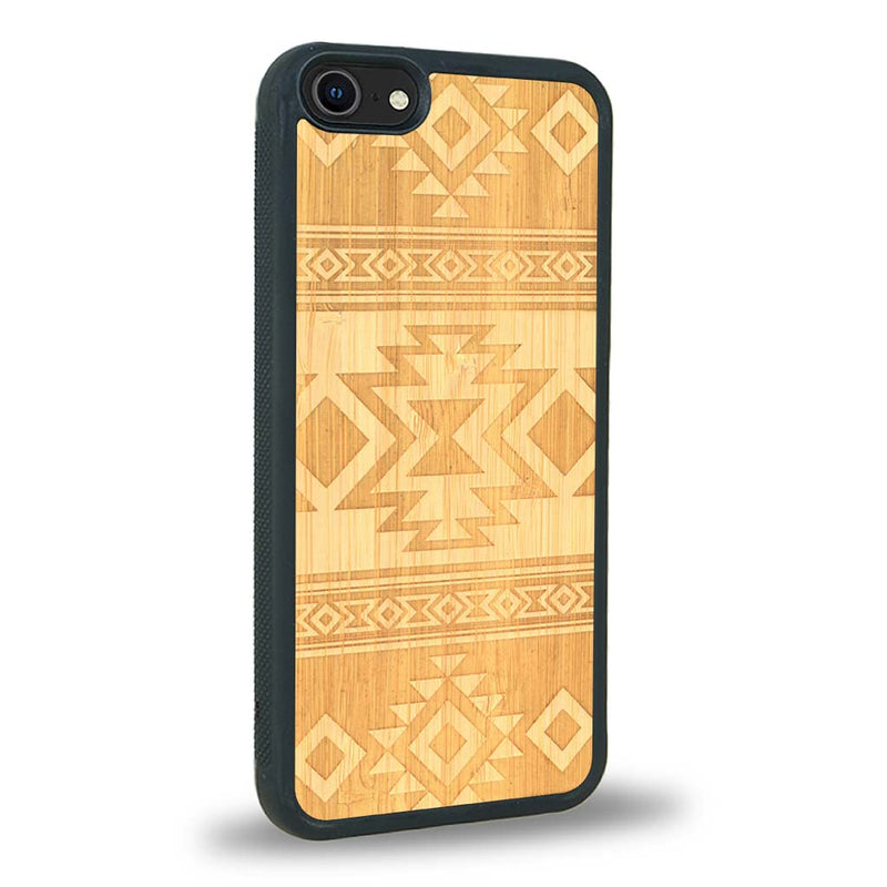 Coque iPhone 7 / 8 - L'Aztec - Coque en bois