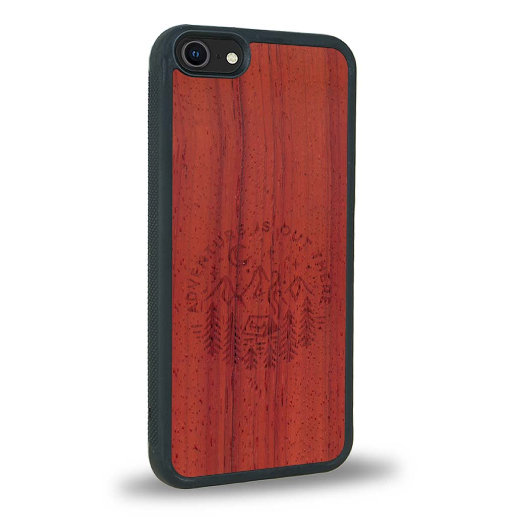 Coque iPhone 7 / 8 - Le Bivouac - Coque en bois