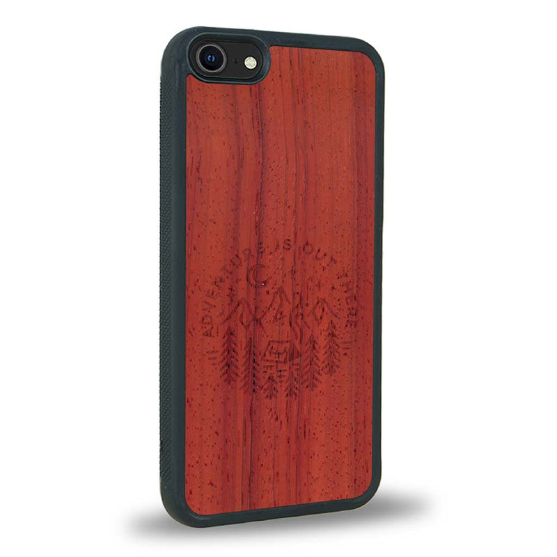 Coque iPhone 7 / 8 - Le Bivouac - Coque en bois