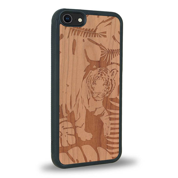 Coque iPhone 7 / 8 - Le Tigre - Coque en bois