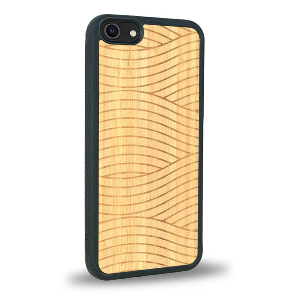 Coque iPhone 7 / 8 - Le Wavy Style - Coque en bois