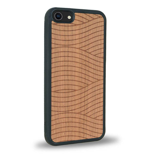 Coque iPhone 7 / 8 - Le Wavy Style - Coque en bois