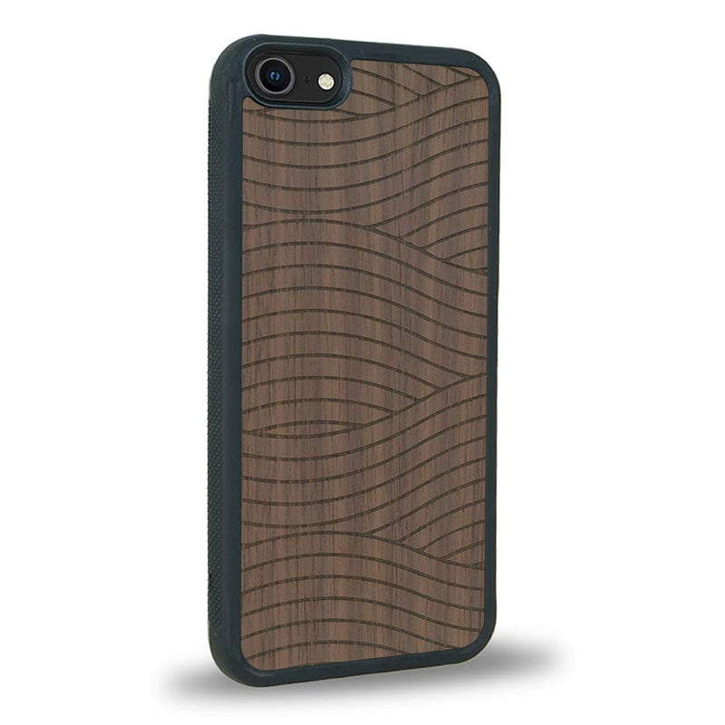 Coque iPhone 7 / 8 - Le Wavy Style - Coque en bois