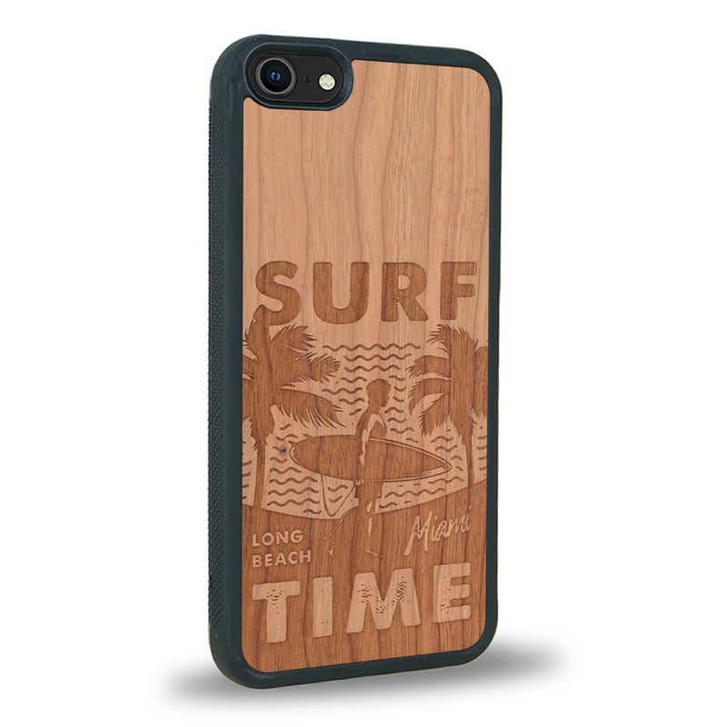 Coque iPhone 7 / 8 - Surf Time - Coque en bois