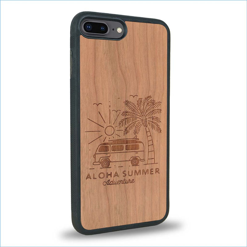 Coque iPhone 7 Plus / 8 Plus - Aloha Summer - Coque en bois