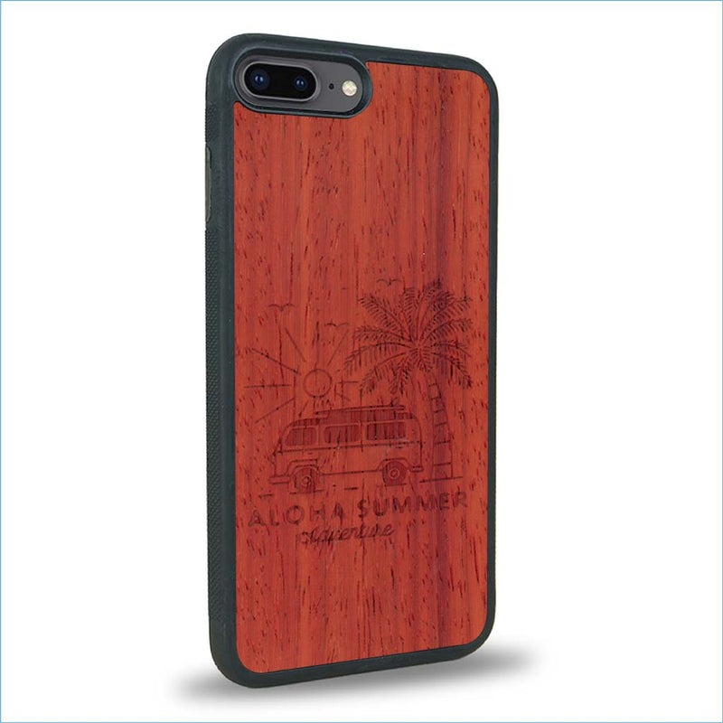 Coque iPhone 7 Plus / 8 Plus - Aloha Summer - Coque en bois