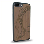 Coque iPhone 7 Plus / 8 Plus - Au féminin - Coque en bois