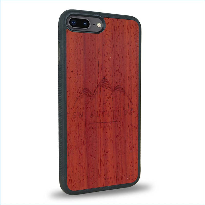 Coque iPhone 7 Plus / 8 Plus - En Altitude - Coque en bois