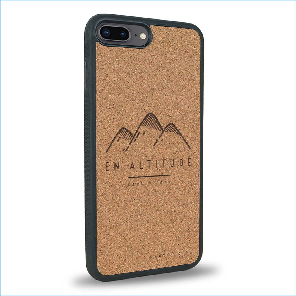 Coque iPhone 7 Plus / 8 Plus - En Altitude - Coque en bois