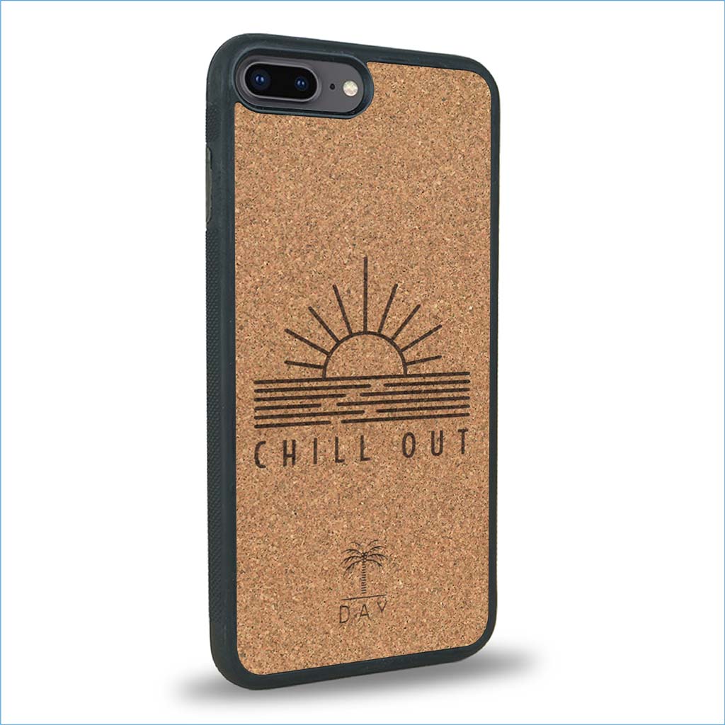 Coque iPhone 7 Plus / 8 Plus - La Chill Out - Coque en bois