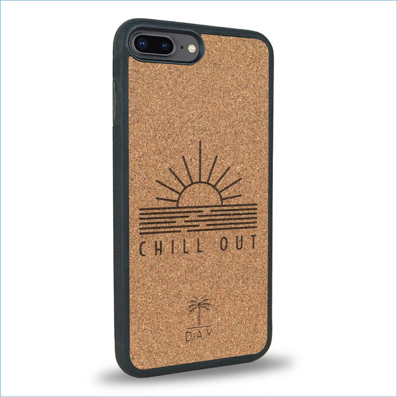 Coque iPhone 7 Plus / 8 Plus - La Chill Out - Coque en bois