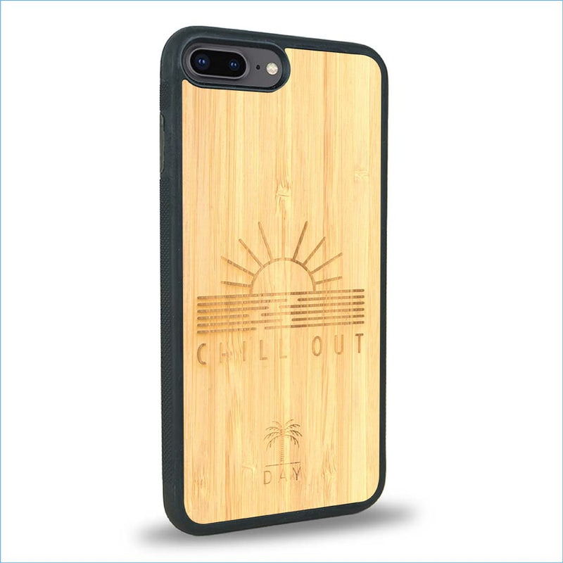 Coque iPhone 7 Plus / 8 Plus - La Chill Out - Coque en bois