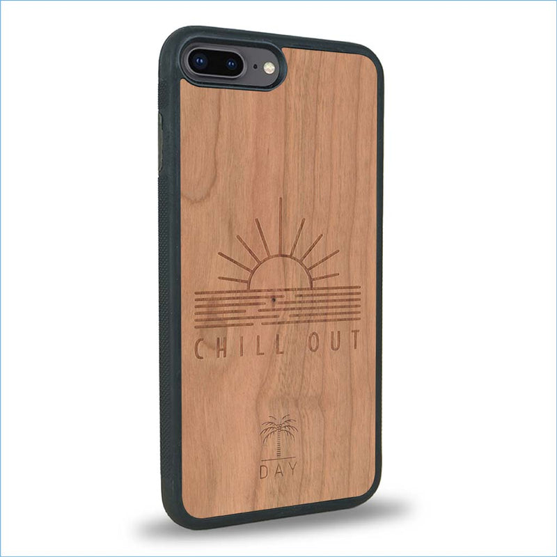 Coque iPhone 7 Plus / 8 Plus - La Chill Out - Coque en bois