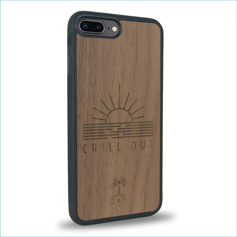 Coque iPhone 7 Plus / 8 Plus - La Chill Out - Coque en bois