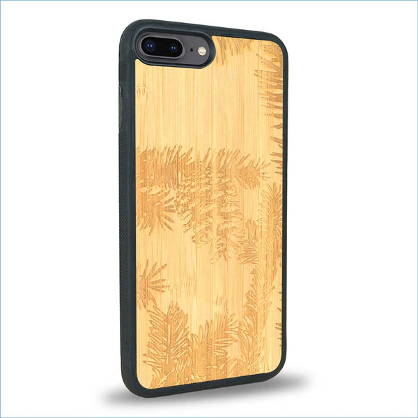 Coque iPhone 7 Plus / 8 Plus - La Pomme de Pin - Coque en bois