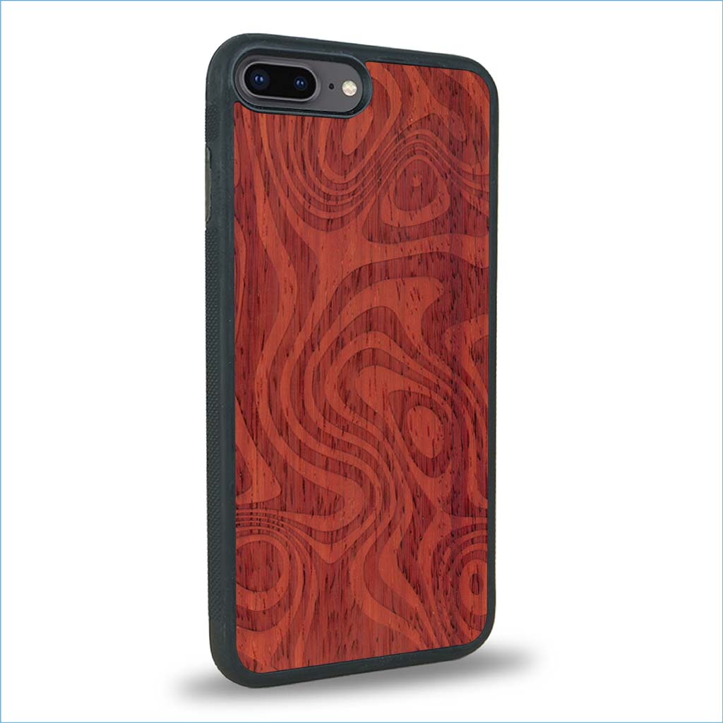 Coque iPhone 7 Plus / 8 Plus - L'Abstract - Coque en bois
