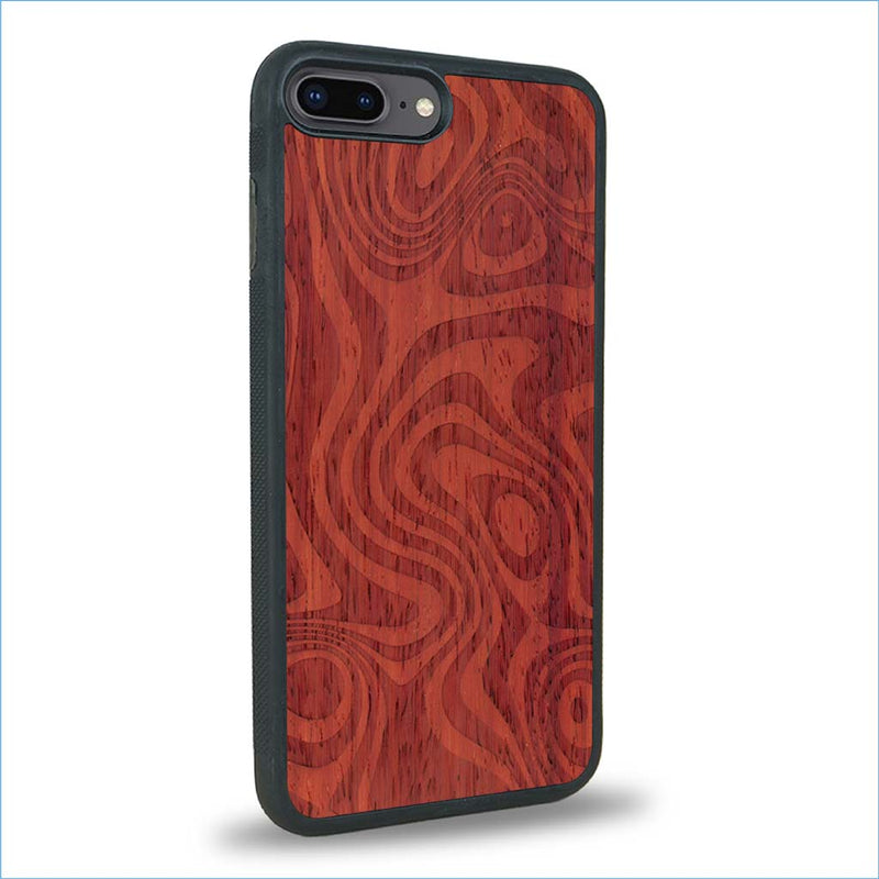 Coque iPhone 7 Plus / 8 Plus - L'Abstract - Coque en bois