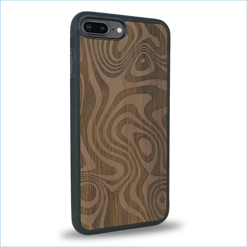 Coque iPhone 7 Plus / 8 Plus - L'Abstract - Coque en bois