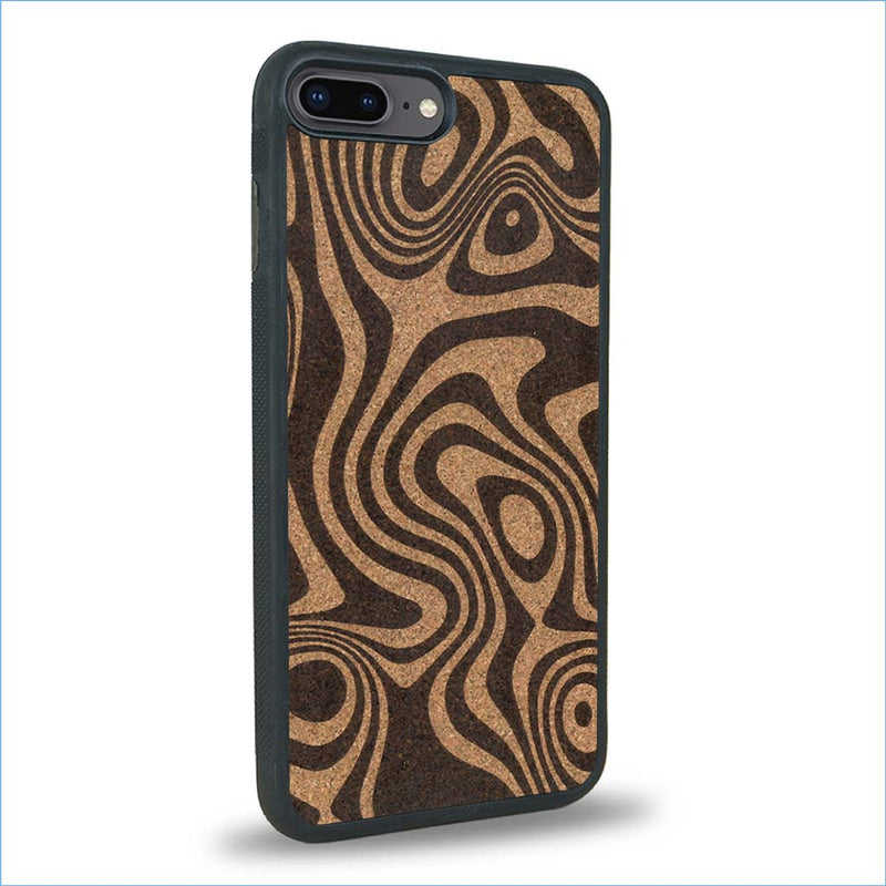 Coque iPhone 7 Plus / 8 Plus - L'Abstract - Coque en bois