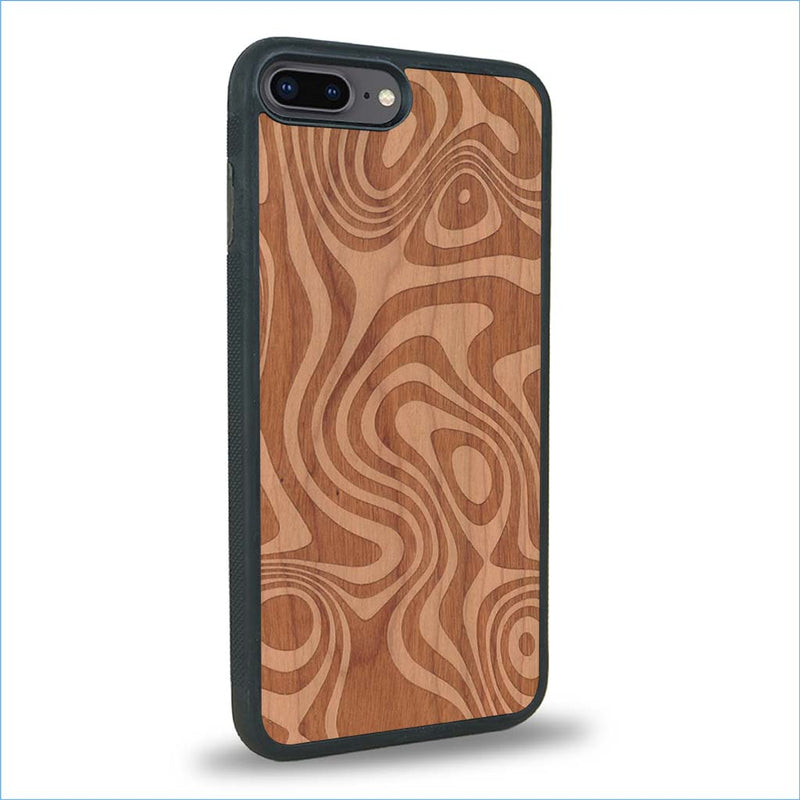 Coque iPhone 7 Plus / 8 Plus - L'Abstract - Coque en bois