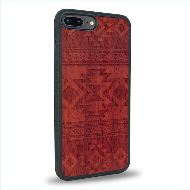 Coque iPhone 7 Plus / 8 Plus - L'Aztec - Coque en bois