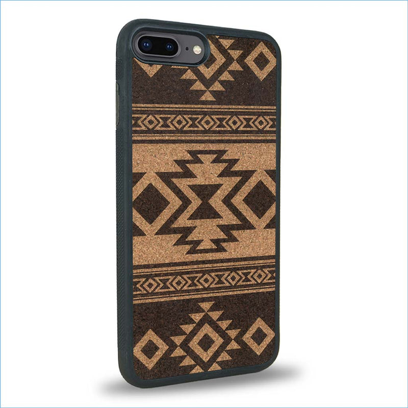 Coque iPhone 7 Plus / 8 Plus - L'Aztec - Coque en bois