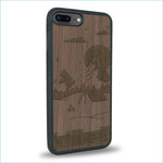 Coque iPhone 7 Plus / 8 Plus - Le Campsite - Coque en bois
