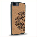Coque iPhone 7 Plus / 8 Plus - Le Mandala Sanskrit - Coque en bois