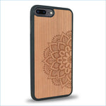 Coque iPhone 7 Plus / 8 Plus - Le Mandala Sanskrit - Coque en bois