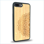 Coque iPhone 7 Plus / 8 Plus - Le Mandala Sanskrit - Coque en bois