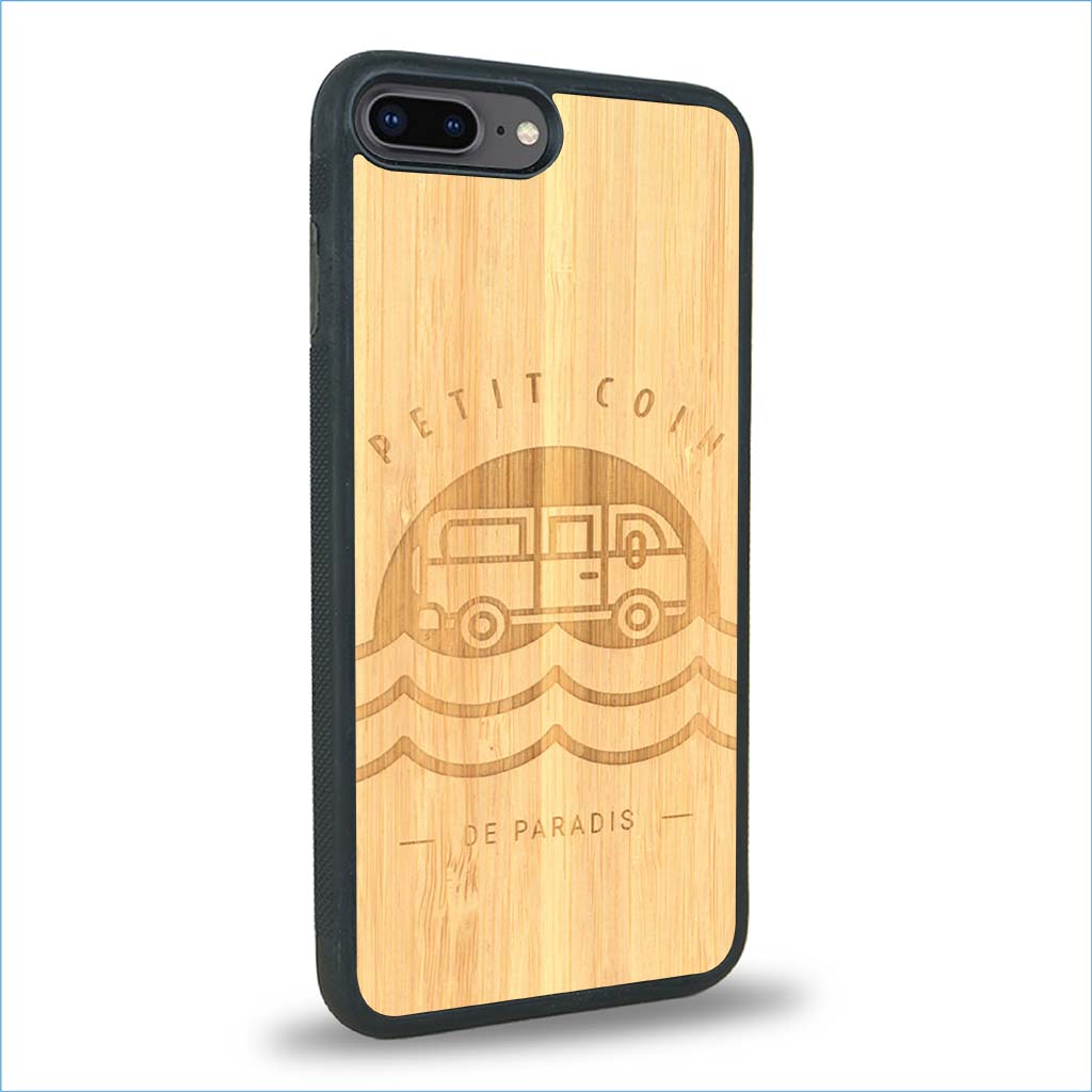 Coque iPhone 7 Plus / 8 Plus - Le Petit Coin de Paradis - Coque en bois