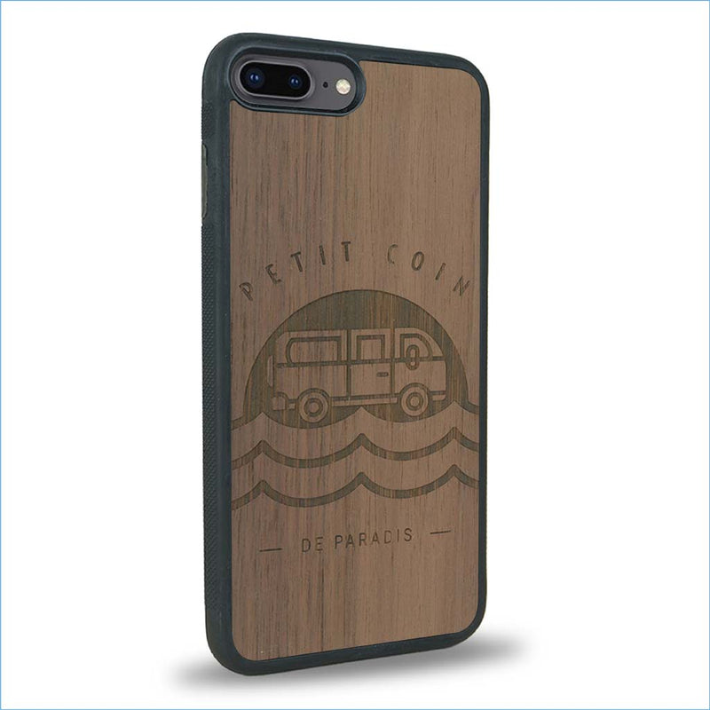 Coque iPhone 7 Plus / 8 Plus - Le Petit Coin de Paradis - Coque en bois