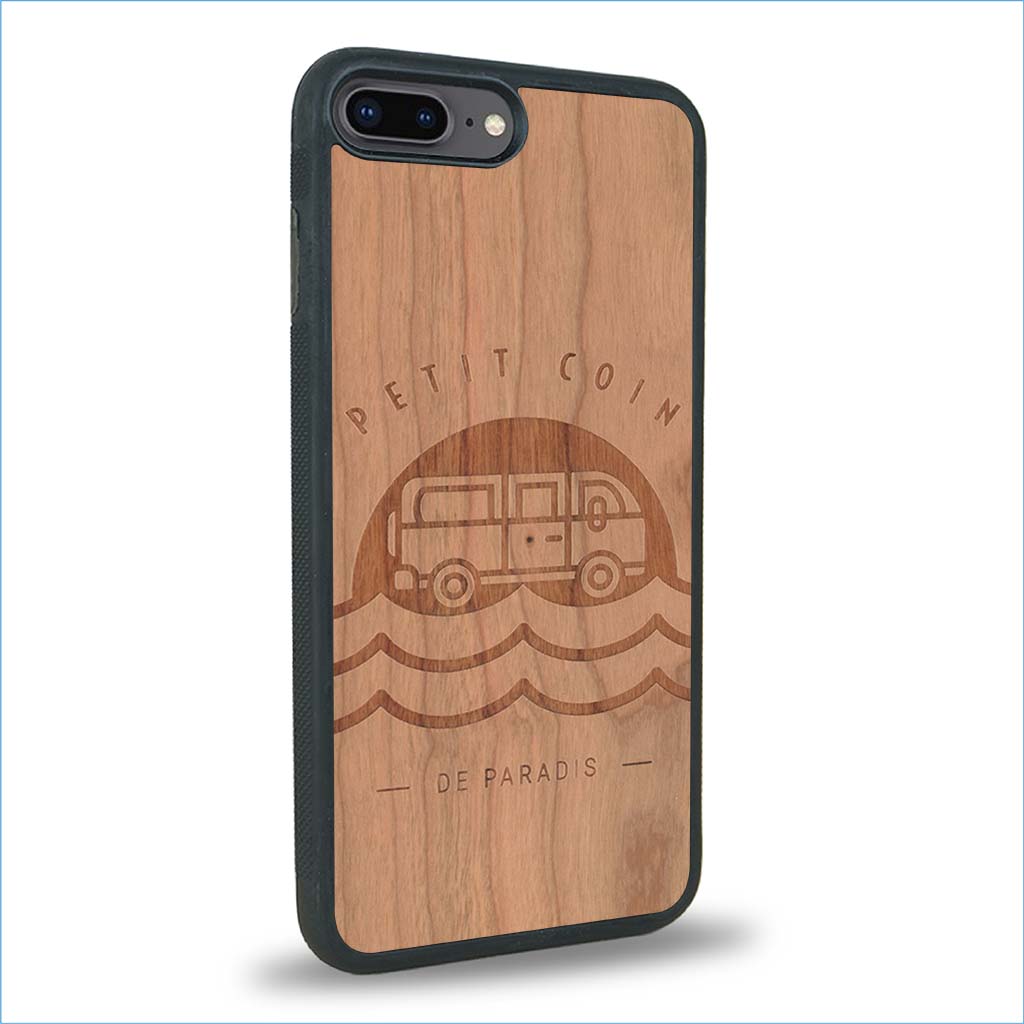 Coque iPhone 7 Plus / 8 Plus - Le Petit Coin de Paradis - Coque en bois