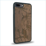 Coque iPhone 7 Plus / 8 Plus - Le Tigre - Coque en bois