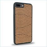 Coque iPhone 7 Plus / 8 Plus - Le Wavy Style - Coque en bois