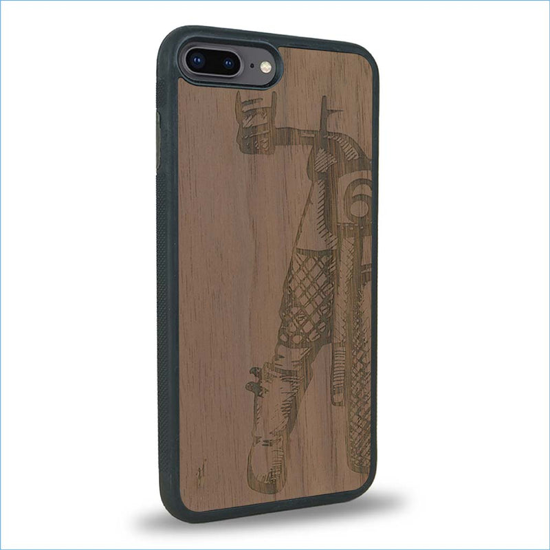 Coque iPhone 7 Plus / 8 Plus - On The Road - Coque en bois