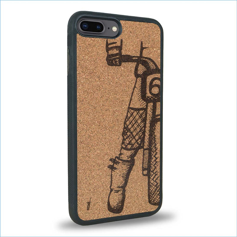 Coque iPhone 7 Plus / 8 Plus - On The Road - Coque en bois