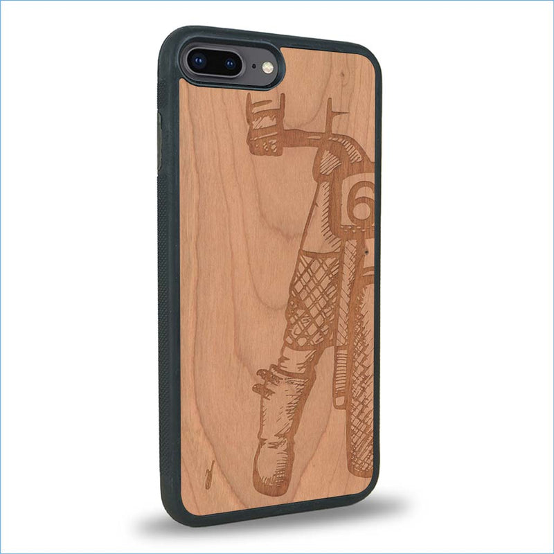 Coque iPhone 7 Plus / 8 Plus - On The Road - Coque en bois