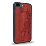 Coque iPhone 7 Plus / 8 Plus - On The Road - Coque en bois