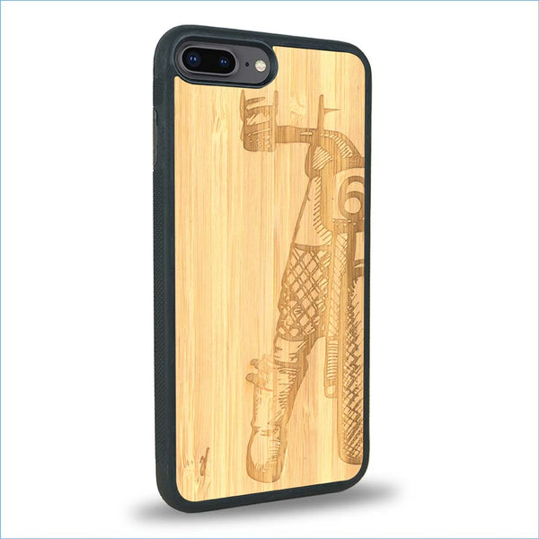 Coque iPhone 7 Plus / 8 Plus - On The Road - Coque en bois